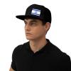 Adjustable Israeli National Flag Hat Adult Casual Flat Bill Baseball Cap Trucker Caps for Sports Outdoor14 Black view 3
