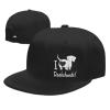 Adjustable Cute Dachshund Hat Adult Casual Flat Bill Baseball Cap Trucker Caps for Sports Outdoor31 Black view 1