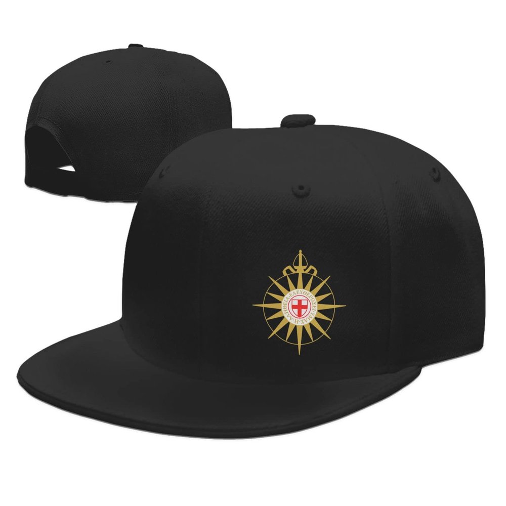 Adjustable Anglican Communion Flag Hat Adult Casual Flat Bill Baseball Cap Trucker Caps for Sports Outdoor86 Black