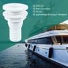 ORLANG 1in Thru Hull Fittings for Boats, ABS Plastic Through Hull Fitting, Thru-Hull Connector Fitting, Boat Plumbing Fittings Accessory, Thru Drain Connector for Boats, Yachts, Marine (White) view 4