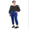 May You Be Womens Super Stretch Pull-On Millennium Ankle Pants Blue view 1