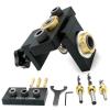 3 in 1 Drilling Guide Hole Locator Puncher Adjustable Pocket Hole Jig Doweling Jig Kit for Furniture Connecting Woodworking Tool (Color : Set C) view 4