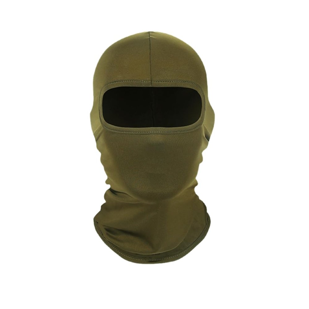 Army Green Balaclava Ski Mask Head Mask Full Face Mask Windproof Sun UV Protection Hood for Women Men