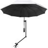 XLINGZA UPF 50+ Beach Umbrella with Adjustable Universal Clamp view 1