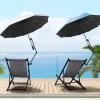 XLINGZA UPF 50+ Beach Umbrella with Adjustable Universal Clamp view 2