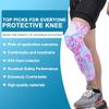 TIAXU TIAXU Padded Knee Calf Pads Compression Leg Sleeve Thigh Protector Gear Shin Brace for Football Basketball Volleyball Soccer Baseball for Adult (1 Pair) view 2
