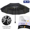UPF 50+ Beach Umbrella with Adjustable Universal Clamp view 4