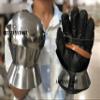 ARTIZANSTORE Medieval Hourglass Gauntlets with Rondels Functional Armor Halloween Costume view 3