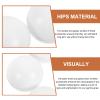 Abaodam Table Footballs Replacement Balls 12pcs Mini Soccer Balls White Glossy for Adults Boys and Girls and Party Games view 4