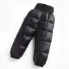 Alvivi 2Pcs Baby Snowsuit Hooded Bear Ears Coat Winter Down Jacket and Elastic Waist Puffer Ski Pants Set Black 18-24 Months view 2