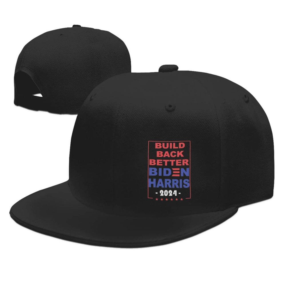 Adjustable Biden Harris We Rise Build Back Better Hat Adult Casual Flat Bill Baseball Cap Trucker Hats for Sports Outdoor77