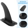 Baluue 1set Detachable Fin for Surfboards Plastic Replacement Fin Easy to Install Compatible Inflatable and Stand-up Boards for Water Separation and Balance view 4