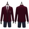 Cos-Animefly Adult Cosplay Costume Women Mens Coat JK Skirt Tie Shirt Shorts Uniform Set Halloween Party view 2