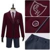 Cos-Animefly Adult Cosplay Costume Women Mens Coat JK Skirt Tie Shirt Shorts Uniform Set Halloween Party view 4