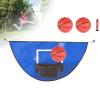 Trampoline Basketball Hoop, Basketball Hoop with Pump and mini Ball, Detachable Dunk Hoop, Suitable for Men and Women Indoor and Outdoor Sports view 1