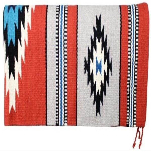 EQUIGEAR Horse Western Ranch Saddle pad/New Zealand Wool Western Saddle Blanket Top Wool Pad Sensor Flex (Customization Available) WEQR1 (36" x 36")