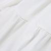 2024 Summer Sundress Women Sleeveless Tiered Ruffle Swing Dresses Solid Beach Tank Dress Holiday Midi Sun Dresses White view 3