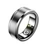Gugxiom Smart Ring, Health , NFC, Sleep Body Temperature Monitoring Step Counter with APP, Support Camera Remote Control Video Scrolling Book Page Flipping (Silver) view 1
