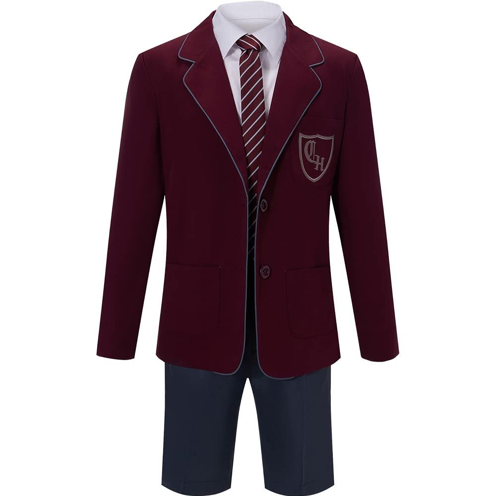 Cos-Animefly Adult Cosplay Costume Women Mens Coat JK Skirt Tie Shirt Shorts Uniform Set Halloween Party