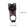 HANABASS Practical Handlebar Stem Riser for Mountain and Road Bikes Easy Installation Durable and Secure Four-Bolt Clamp Design view 2