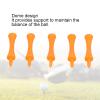 100Pcs Golf Tees, 70mm Reusable Golf Tee Pop up Tee Reusable Plastic Golf Tees Small Tees Orange Stable Golf Tees for Outdoors view 2