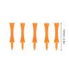 100Pcs Golf Tees, 70mm Reusable Golf Tee Pop up Tee Reusable Plastic Golf Tees Small Tees Orange Stable Golf Tees for Outdoors view 4