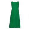 2024 Summer Sundress Women Sleeveless Tiered Ruffle Swing Dresses Solid Beach Tank Dress Holiday Midi Sun Dresses Green view 3