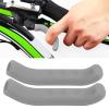 Avoid Slip Brake Handle Silicone Sleeve, Universal Bikes Brake Handle Lever Cover Silicone Gel and Mountain Road Bikes Dead Fly Type Brake Lever Conservation Cover (Grey) view 2