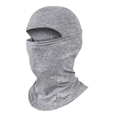 2THESTARS Balaclava Ski Mask for Men Winter Windproof Thermal Shiesty Mask Hood Neck Warmer Women Cycling Cold Weather - White Plain
