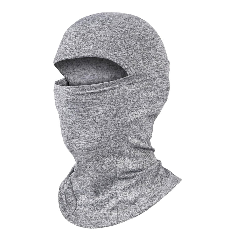 2THESTARS Balaclava Ski Mask for Men Winter Windproof Thermal Shiesty Mask Hood Neck Warmer Women Cycling Cold Weather - White Plain