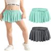 2 Packs Girls Summer Green Grey Flowy Athletic Shorts with Pocket 2 in 1 Kids Skirts Drawstring Closure Butterfly Shorts Girls Size 12 view 1