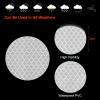 PATIKIL Reflective Stickers, 30 Pcs Safety High Visibility Reflective Sticker Waterproof Driveway Reflectors for Bicycle, Motorcycle, Silver (Round) view 3