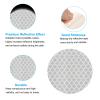 PATIKIL Reflective Stickers, 30 Pcs Safety High Visibility Reflective Sticker Waterproof Driveway Reflectors for Bicycle, Motorcycle, Silver (Round) view 4