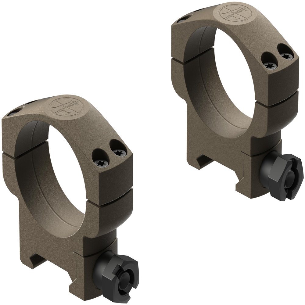 Leupold Mark 4 Scope Rings, 35mm High (Aluminum) with a FDE Finish