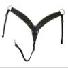 NineFit Basics Western Breast Collar Roping Horse Barrel Racing Trail BREASTCOLLAR Tooled Leather Ranch Roping Working Breastplate | Horse Size (Black Oak) view 2