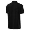 Antigua Men's Heather Black Pittsburgh Steelers Layout Polo view 3