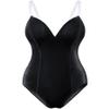 Women Velvet Bunny Costume Bunny Girl Suit Costume Senpai Cosplay One Piece Bodysuit Stockings Set(Black L) view 2