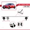 apline Compatible with Opel/Vauxhall Corsa F 2019-2026 ACE-4 Car Roof Rack Cross Bar Grey Aluminium 2 Bars view 4