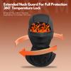 2THESTARS Balaclava Ski Mask for Men Winter Windproof Thermal Shiesty Mask Hood Neck Warmer Women Cycling Cold Weather - Black view 2