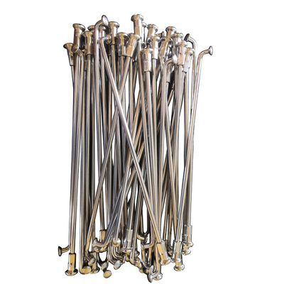 Generic 9 Gauge 304 Stainless Steel Electric Bicycle Spokes and Nipples 9G Silver Color E-Bike Spokes of Bag of 36 PCS Dia. About 3.5MM (118MM)
