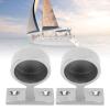 Tyenaza 2Pcs Hand Rail Fitting, Stainless Steel Marine Grade Boat Hand Rail Fitting Mirror Polishing Stanchion Hand Rail Fitting for Boat Yacht Marine (25mm) view 4