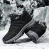 ZDLJYL Men's Snow Boots Outdoor Hiking Boots Warm Villi Boots Anti-Slip Trekking Shoes Waterproof Walking Boots Lightweight Gym Sneakers Buckle Fashion Boots view 4