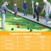 JOLORLY Professional Grade 107mm Bocce Ball Game Set Regulation Size and Weight 920g for Official Tournaments (Red and Green) view 2