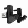 AmStaff Fitness J-Hooks Power Rack for 3" x 3" Tube Squat Rack Attachment, J Cups Barbell Holder for Power Cage, Heavy Duty 1000 LB Capacity, (Set of 2) view 1