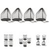 HOMSFOU 8pcs Training Cones Soccer Cone Bags Carrier Mesh Pouch Outdoor Sports Storage Bag view 4