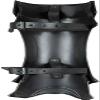 Medieval Blackened Dragomir Greaves Armour by Antique House Craft view 2