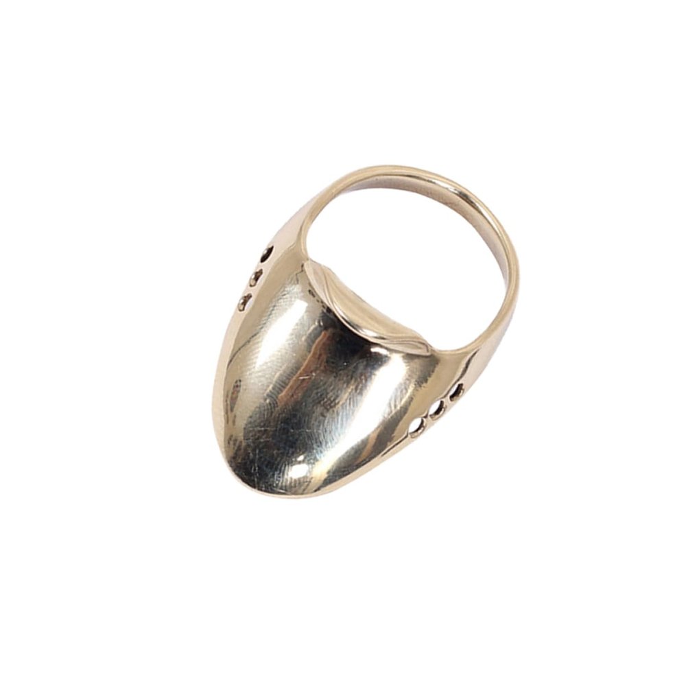 HEALEEP Thumb Ring Handmade Brass Finger Guard Thumb Protector Protector for Traditional