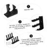BRIGHTFUFU 2pcs Wall Mount Bow Arrow Holder Bracket Display Rack with Screws for Arrows Sturdy Construction for Space-Saving Storage and Elegant Display view 4