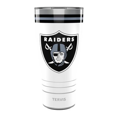 Tervis Traveler NFL Las Vegas Raiders - Arctic Triple Insulated Insulated Tumbler Travel Cup Keeps Drinks Cold & Hot, 30oz, Stainless Steel