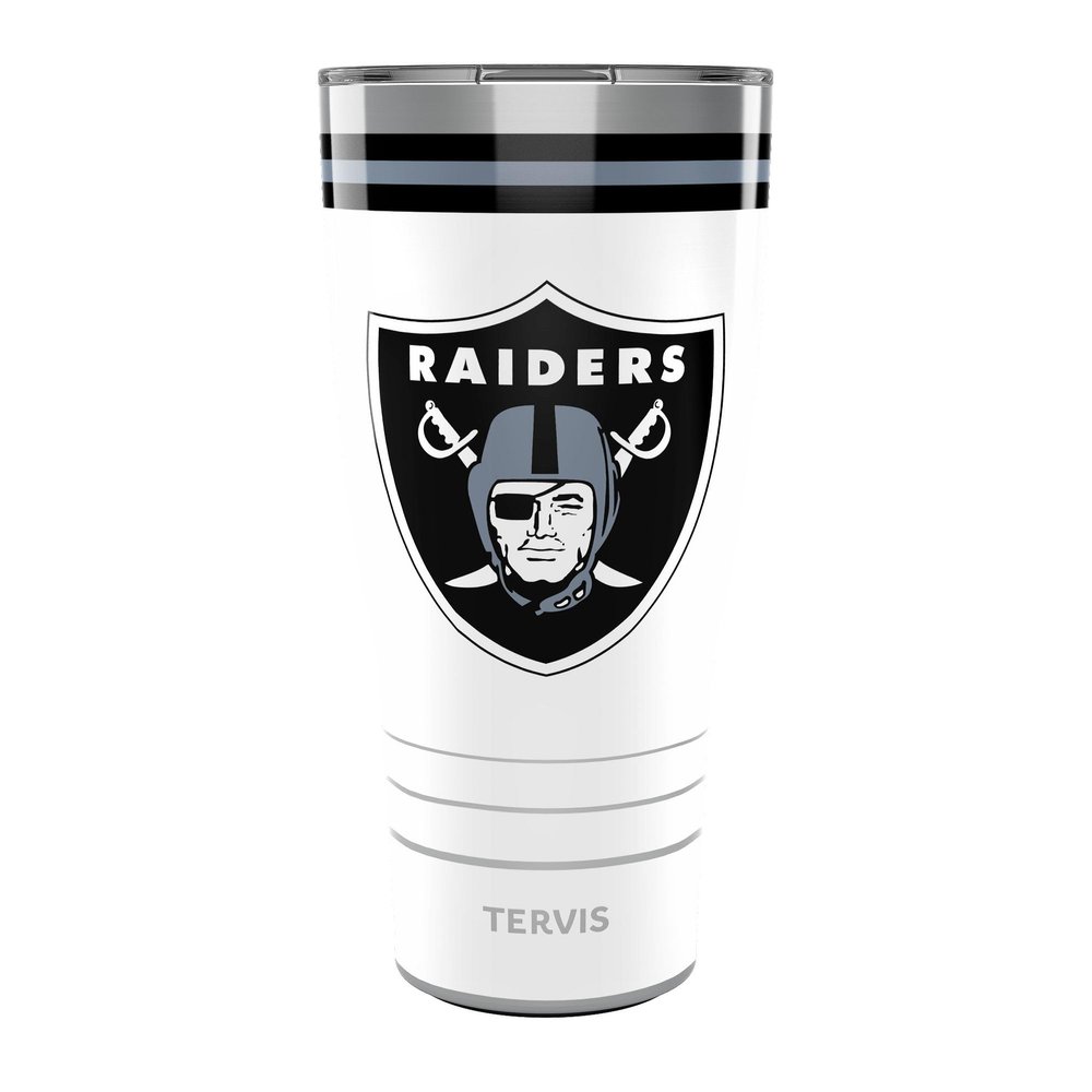 Tervis Traveler NFL Las Vegas Raiders - Arctic Triple Insulated Insulated Tumbler Travel Cup Keeps Drinks Cold & Hot, 30oz, Stainless Steel